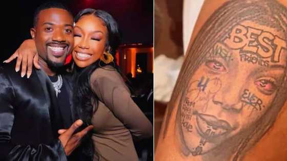 "This is a sibling prank": Ray J’s tattoo of iconic sister Brandy has fans questioning if It's real ink