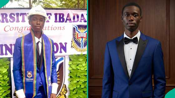 University of Ibadan student who was sponsored by engineers bags first class, posts achievements