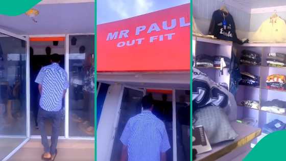 "This is beautiful": Young man gets settled with big boutique shop after apprenticeship