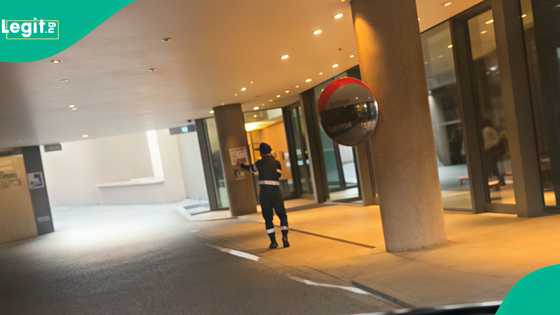 Drama as lady finds boyfriend she thought was abroad working as security guard in Nigeria