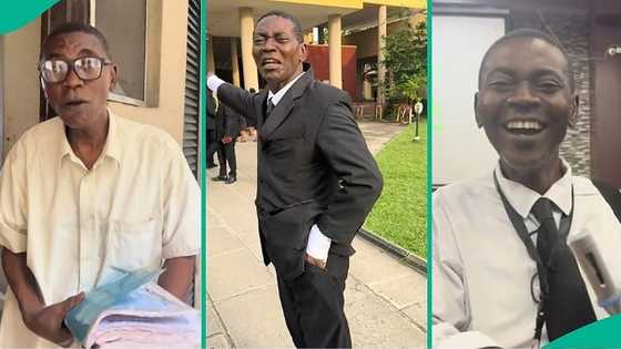 Video of elderly Nigerian man in law school inspires many on TikTok, people praise his determination