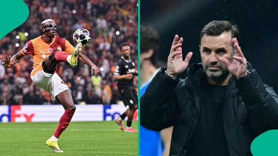 Galatasaray coach Okan Buruk hails Victor Osimhen as key player during dramatic victory vs Juventus, video