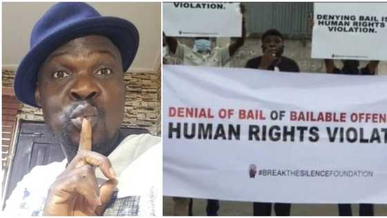 Baba Ijesha: Police responds to protesters, says actor will remain in custody based on 'legal advice'