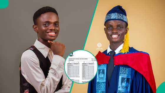 "It's not about how you start": LASU best graduating student shares his 1st year CGPA
