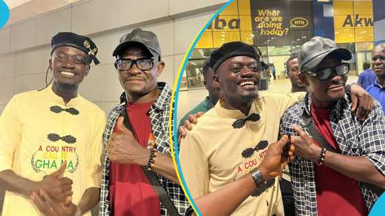 Lil Win storms airport at 11 pm, picks Francis Odega ahead of movie premiere, video trends