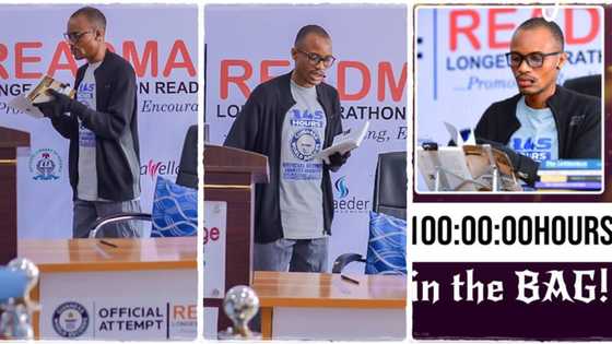 "He refused to give up": Man set to break Guinness World Record, reads for 100 aours, 45 to go