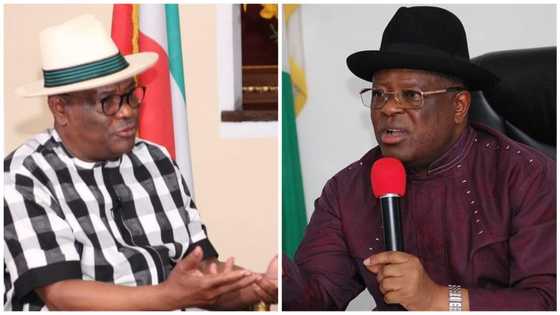 I pity illiteracy: Umahi blasts Wike, label Rivers governor a 'drunkard'