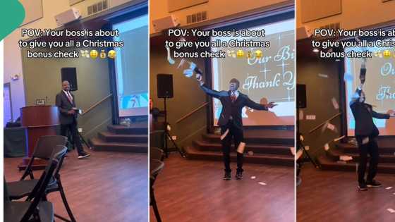 “We don't get such at our place”: Doctor throws cash in air as he gives christmas bonus to workers