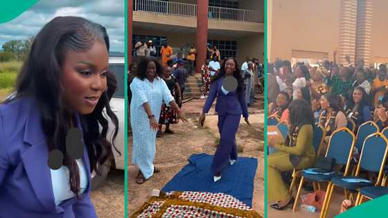 Mum lays wrapper on floor to celebrate daughter who was inducted as doctor, video trends