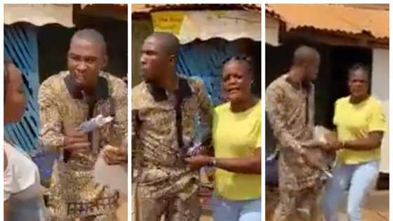 Restaurant owner disgraces customer in video after he tried to pay with the new Naira notes after eating