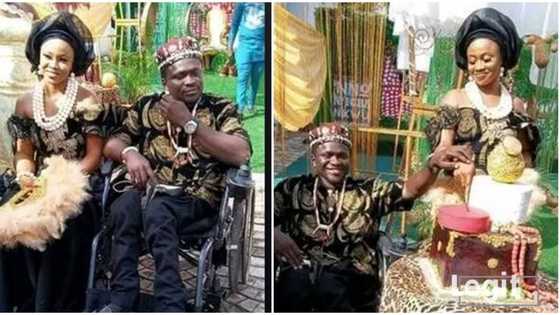 "I'm very romantic": Physically challenged man overcomes all odds, graduates from school, marries cute wife