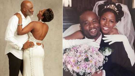 Lanre Olusola advises couples as his marriage to beautiful wife clocks 19 years, shares throwback photos