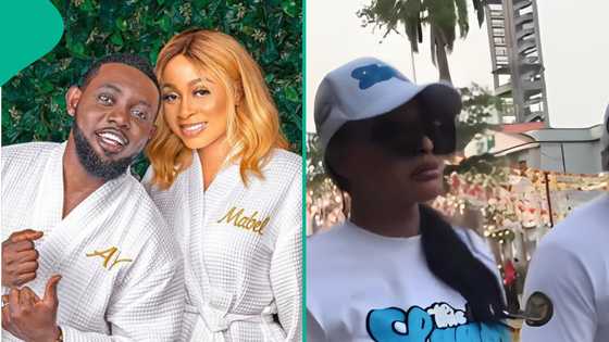 "She did an upgrade": Drama as AY Makun's estranged wife Mabel publicly holds hands with mystery man