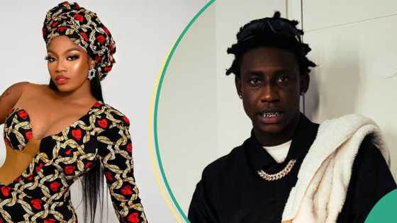 "Shallipopi is my spec": BBNaija's Angel Smith confesses on live TV, rapper's response stirs reactions