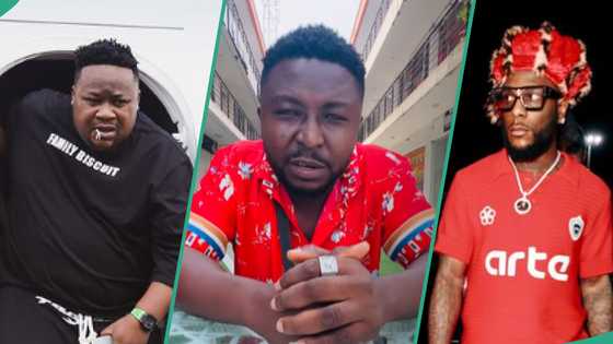 Cubana Chiefpriest reacts to Burna Boy's $30K cash gift to his alleged brother, hurls shade at singer