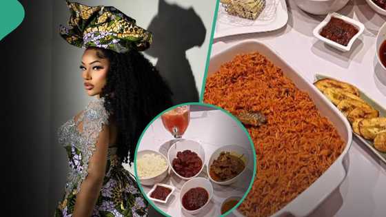 British rapper Stefflon Don cooks jollof rice, video leaves fans drooling: “Burna Boy made her half Nigerian”