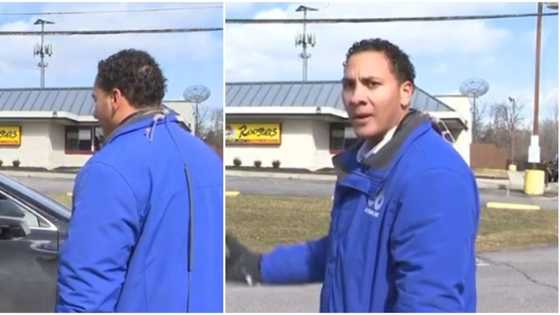 The funny moment mother interrupted son who is a journalist when he was recording, video attracts reactions