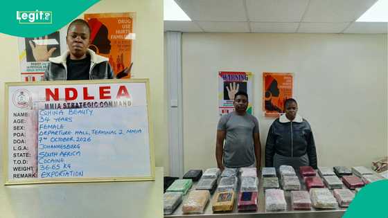 NDLEA ta kama tsohuwa da matashiya dauke da miyagun kwayoyi a filin jirgin sama