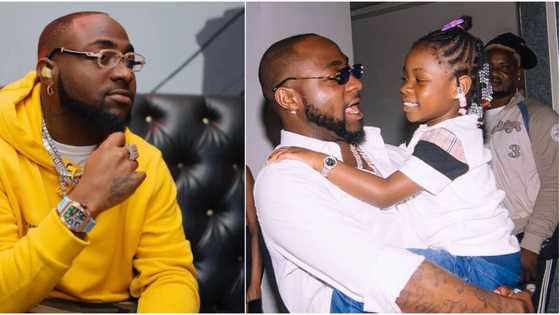 Davido shares what he told Imade when she asked how he got his name on back of a phone