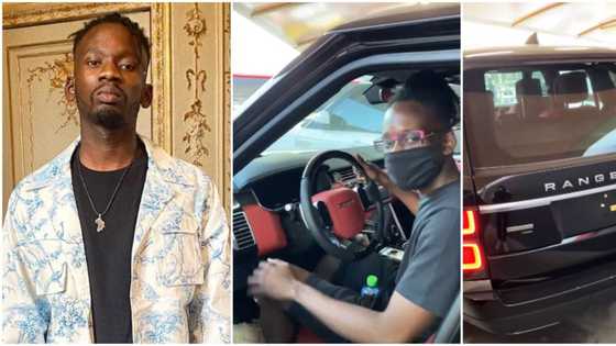 Mr Eazi shows readiness for Detty December as he gifts himself brand new Range Rover (video)