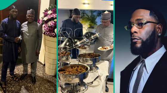 Ramadan with billionaire: Videos, pics of Burna Boy, Aliko Dangote at Iftar dinner trend