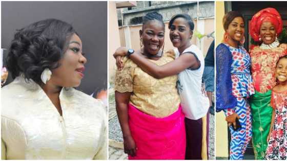 "My mama, tears won't let me type": Ada Ameh's eldest daughter on The Johnsons breaks down in touching post