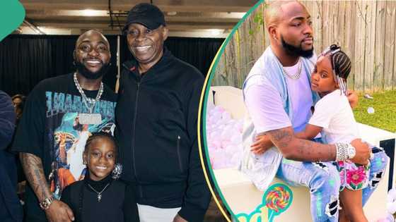 "Three generations": Davido's 2nd daughter Hailey Adeleke's new look in family pics warms hearts