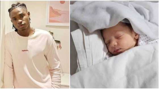 Rapper Lil Kesh joins baby daddy gang as he becomes first time father, shares cute photo