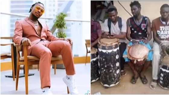 "So poverty dey make person black": Old photos of YBNL star Ololade Asake spark hilarious reactions online