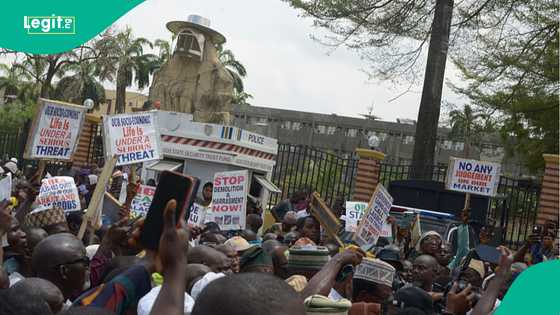 Video: Protesters supporting VeryDarkMan storm National Assembly with their demands