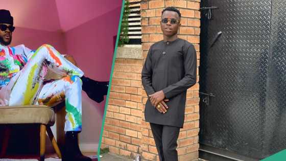 Funny Toheeb recreates Ebuka Obi-Uchendu's outfit, gets netizens laughing: "This one na Akube"