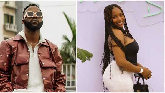 Video of lady who caught Iyanya's interest at Davido's concert with alleged boyfriend trends, many react