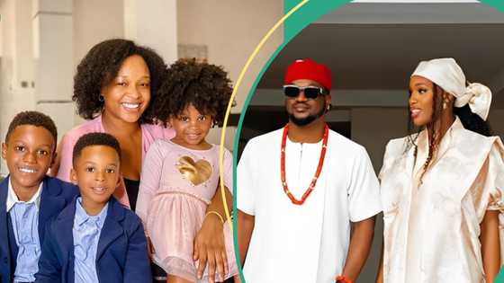 “Where dem go stay?” Anita Okoye returns to Nigeria with kids after many years, documents trip, fans react