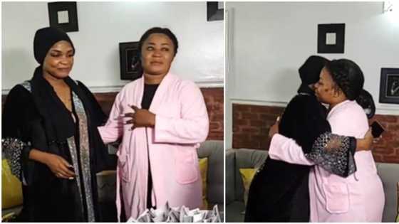 Iyabo Ojo leaves close friend emotional in heartwarming video, makes surprise visit to her house on birthday
