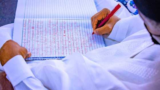 Legible with cancellations: Rare photo reveals VP Osinbajo's handwriting
