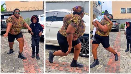 Mother turns into incredible hulk, protects her only son in viral Kizz Daniel bodyguard challenge
