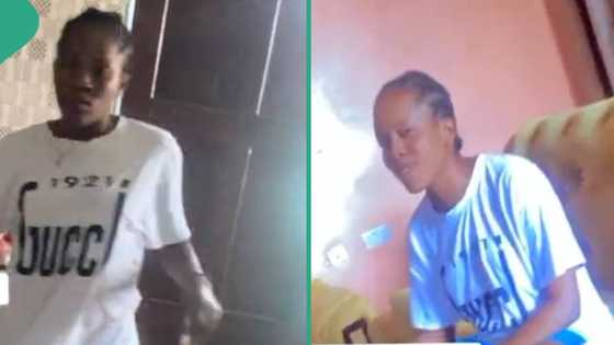 Nigerian girl gets emotional as her sister gifts her a new phone after 2 years of being phoneless
