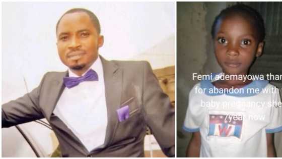 "Thank you for abandoning me": Nigerian lady flaunts young daughter years later, calls out baby daddy
