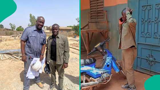 "Na stinginess": Reactions as wealthy former Chelsea star spotted with motorcycle