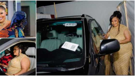 Actress Jaiye Kuti ecstatic, shares photos of car she got as surprise birthday gift