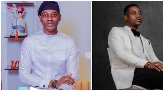 Celebrity birthday shoot: Actor Lateef Adedimeji marks birthday in dapper tuxedo look