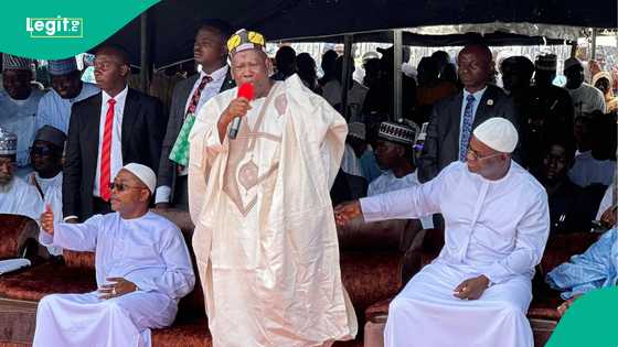 Bayan dawowa daga London, Ganduje ya bi sawun Shettima da Zulum wajen ta'aziyya Kogi