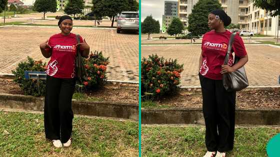 After 6 years with 12 semesters, Nigerian lady graduates as pharmacist, posts photos