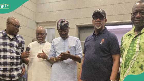 VIDEO: Nigerians react as APC governors sing victory song ahead of INEC's final declaration in Edo