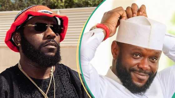 "Eye service": Odumodu Blvck seen with Seyi Tinubu after refusing to perform at his dad's swearing in