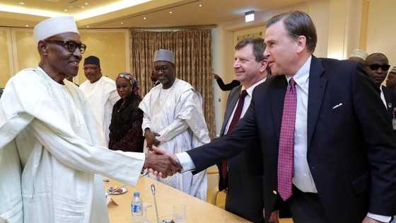 BREAKING: President Buhari receives US, UK ambassadors