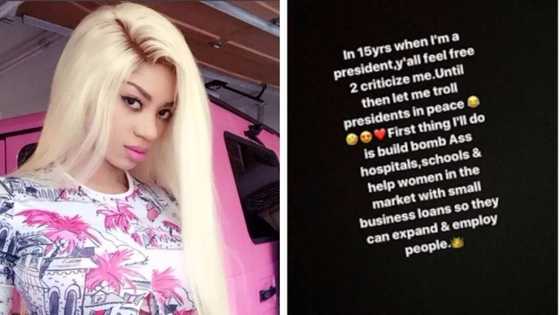 Female singer reveals presidential political ambition, unveils manifesto