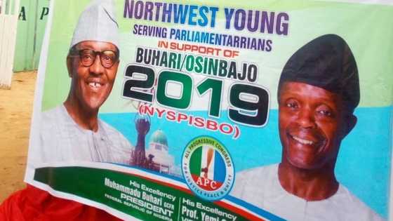 2019: Sanatoci 12, mambobin majalisar wakilai 70 sun dira Kaduna domin nuna goyon baya ga Buhari