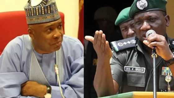 Yanzu Yanzu: Kotu ta sanyawa Saraki katanga tsakanin sa da Lauyan Kolu da kuma Sufeto Janar na 'Yan sanda