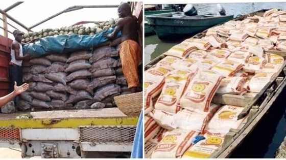 Buhari ya rufe iyaka: Kwastam sun kama tirelolin shinkafar waje 11 da lita 82,700 na fetur